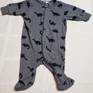 Gerber organic cotton newborn Dinosaur pajamas
